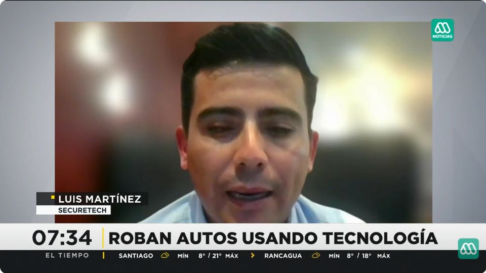 Luis Martínez de SecureTech entrevistado en Meganoticias